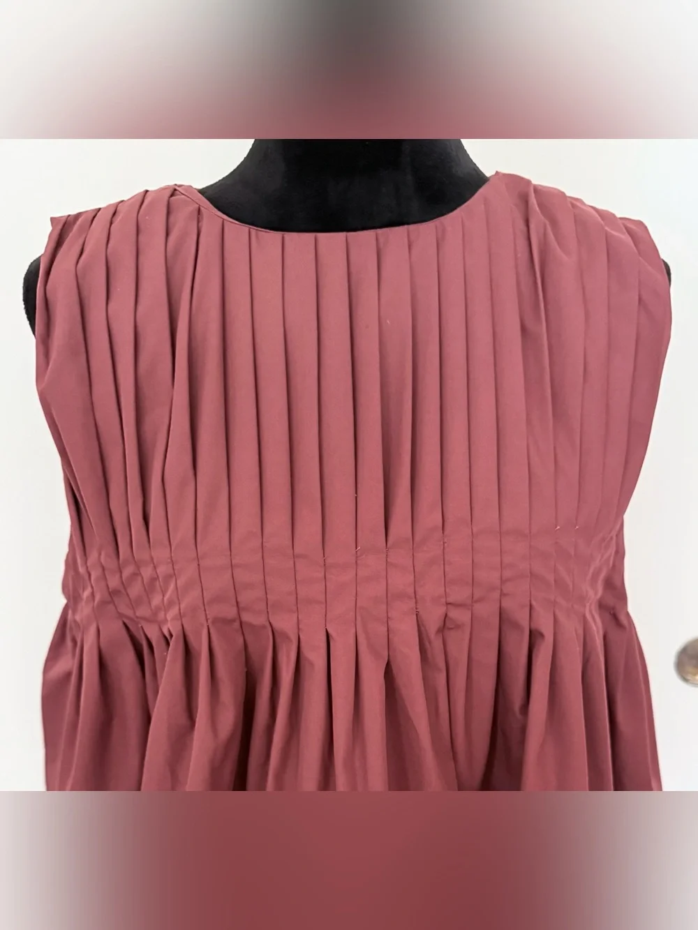 SHEIN Pleated Structured Swing Blouse - Size L - Picture 3 of 5